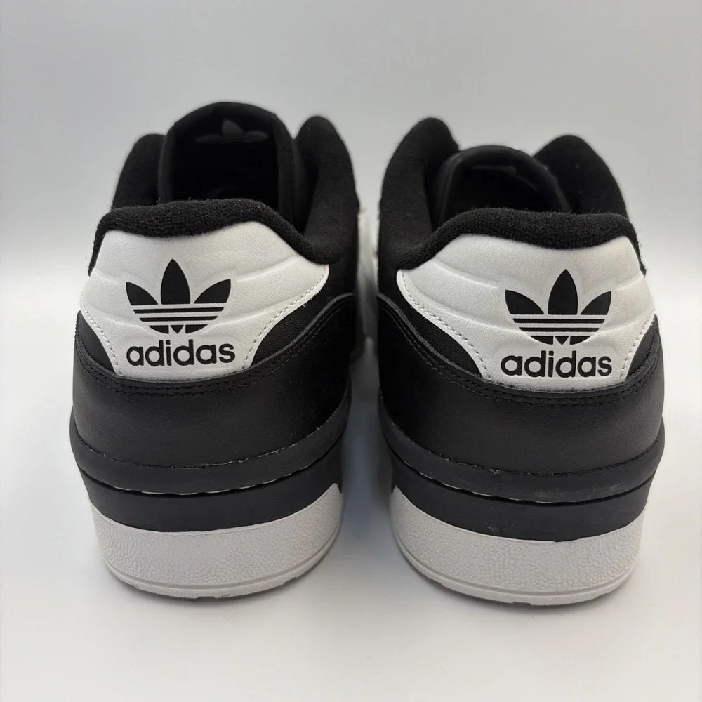 Adidas Rivalry Low Black White Mens Size 16 FZ6327 Casual Sneakers Shoes